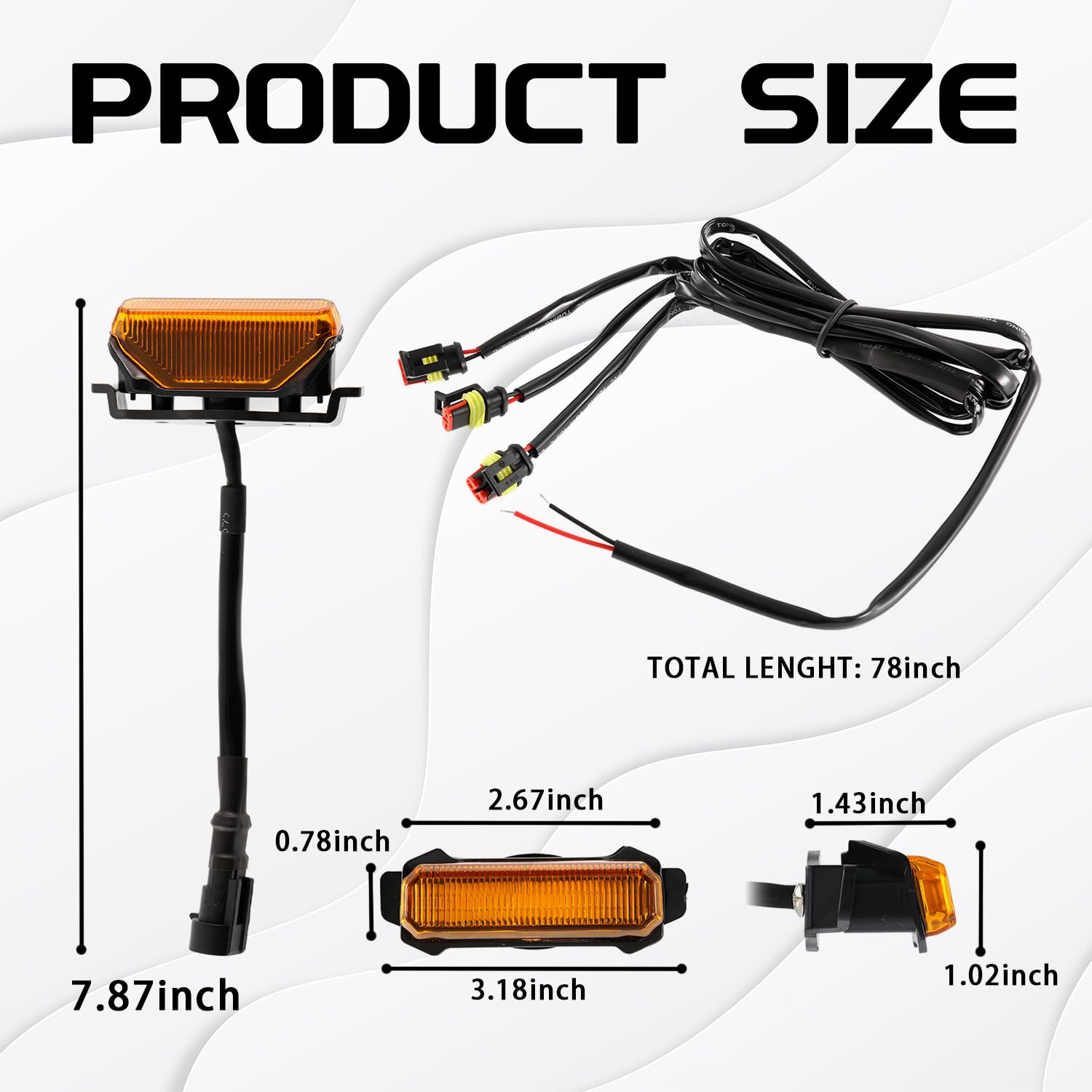 UZZH plug-and-play wiring harness enables quick, clean installation.