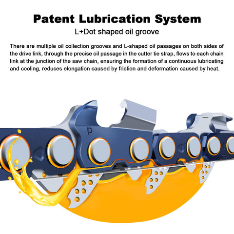 V-MODEST L-shaped oil passages on both sides enhance lubrication