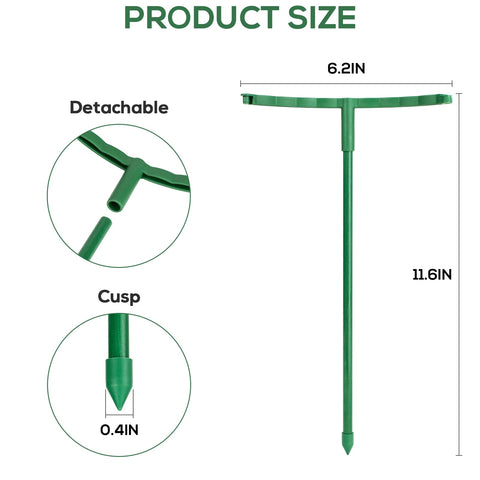 VACONICO abs-plastic-stake weather-resistant and reusable for long-lasting plant support