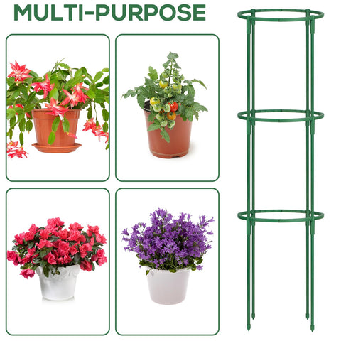 VACONICO plant-ring-support multipurpose stake for tomatoes, peonies, and hydrangeas