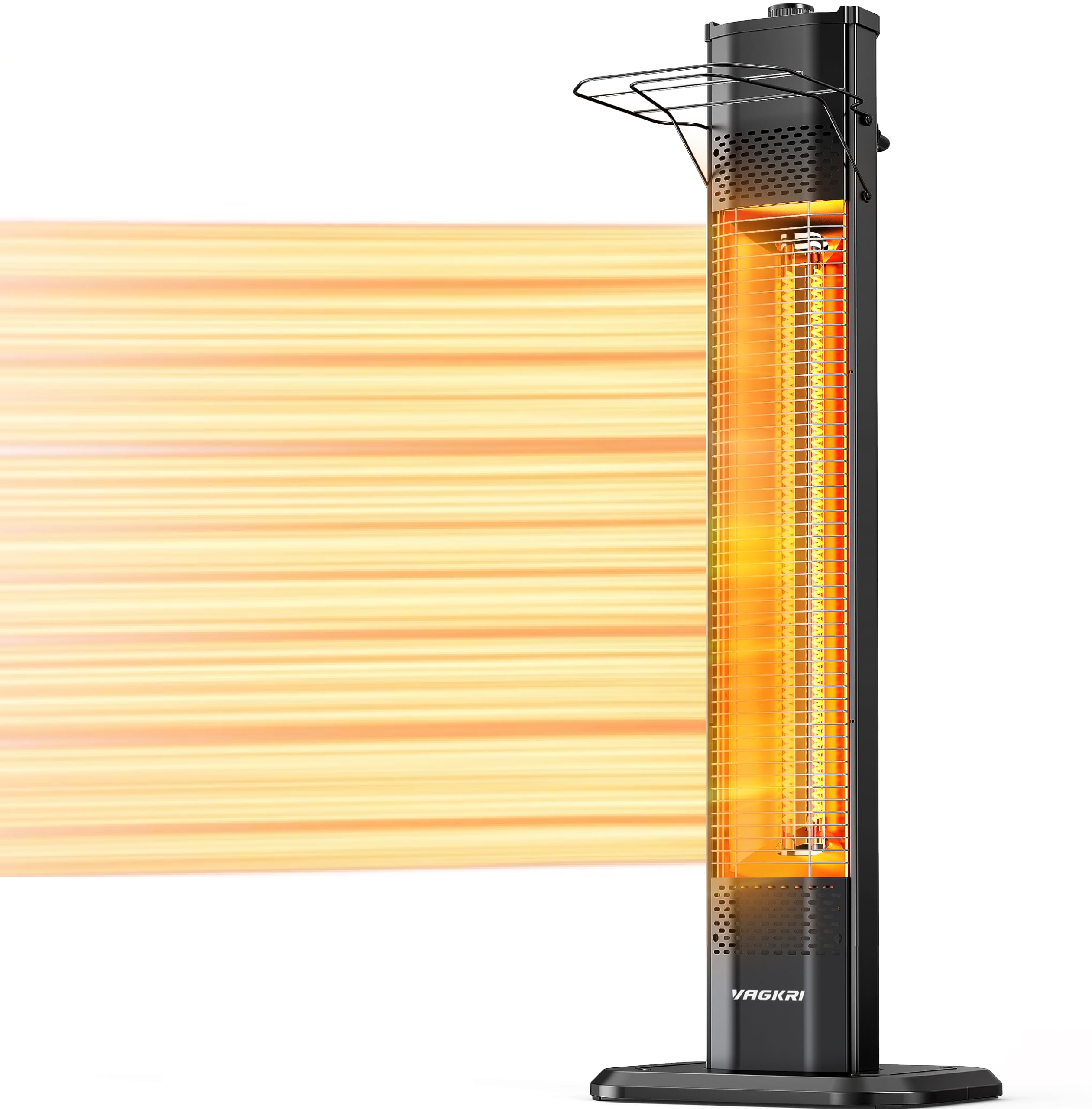 VAGKRI outdoor electric patio heater on a patio delivering warm evenings