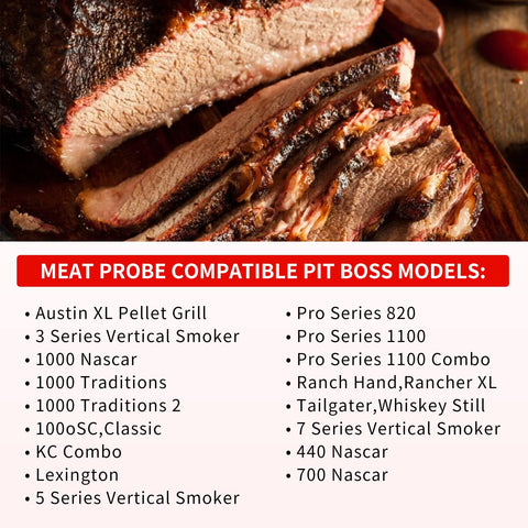 VAGLOBA 49-inch stainless steel cable supports quick temperature sensing during smoking