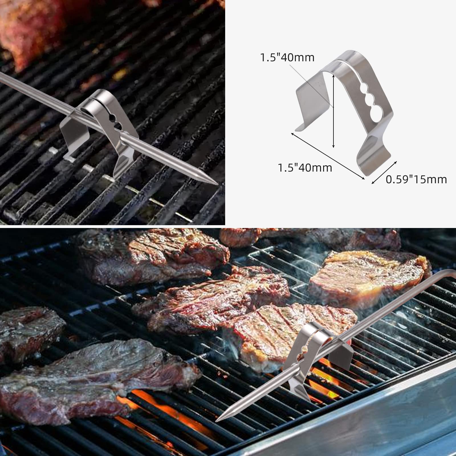 VAGLOBA stainless steel probe, 7 inches long, durable and food-grade