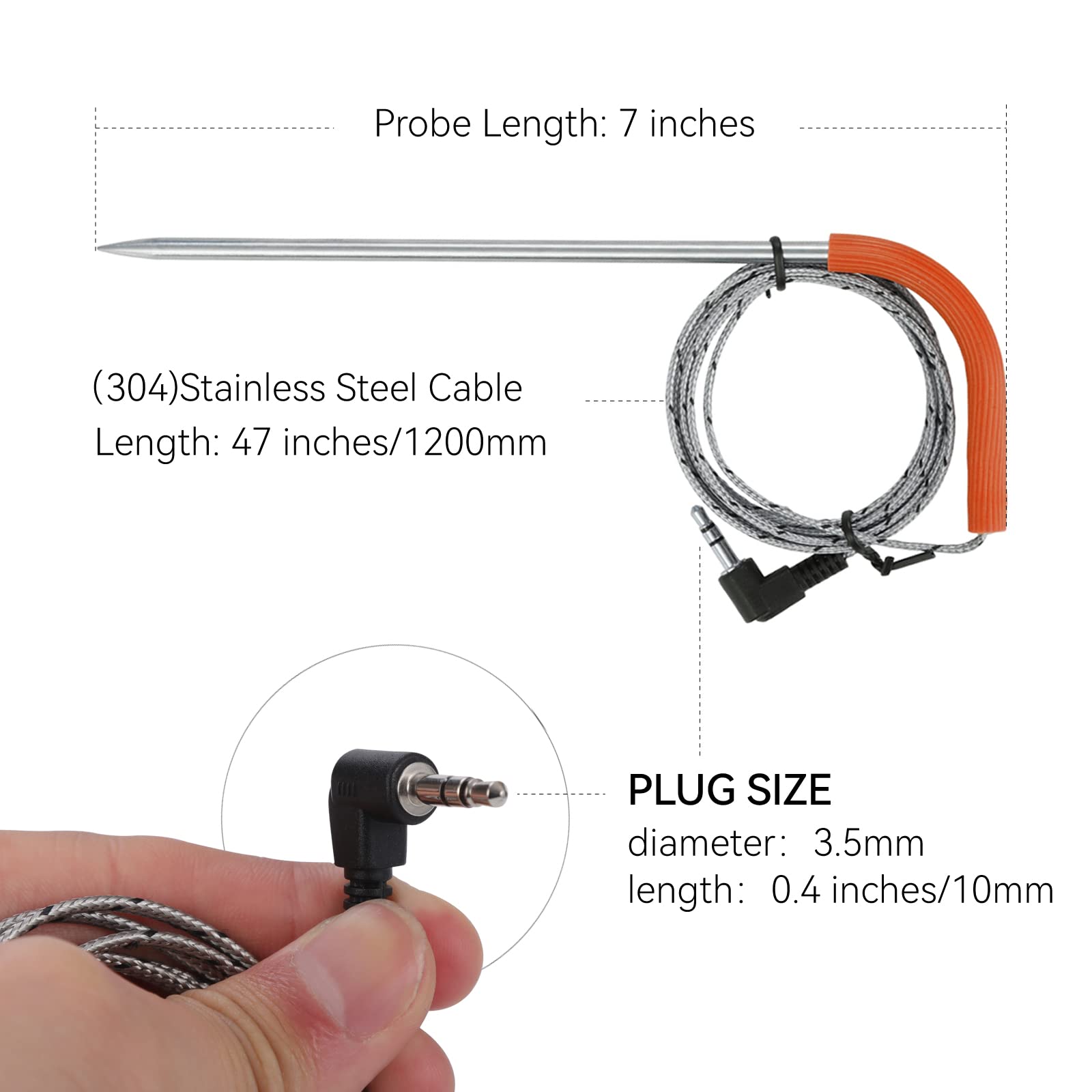 VAGLOBA three-layer waterproof probe design for durable grilling sessions.
