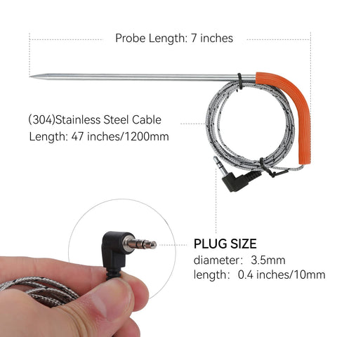 VAGLOBA three-layer waterproof probe design for durable grilling sessions.