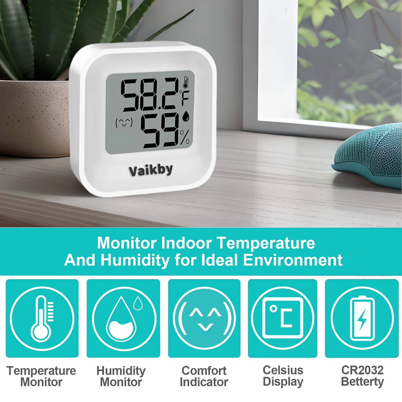 Vaikby 4-pack product display showing multiple meters for real-time data