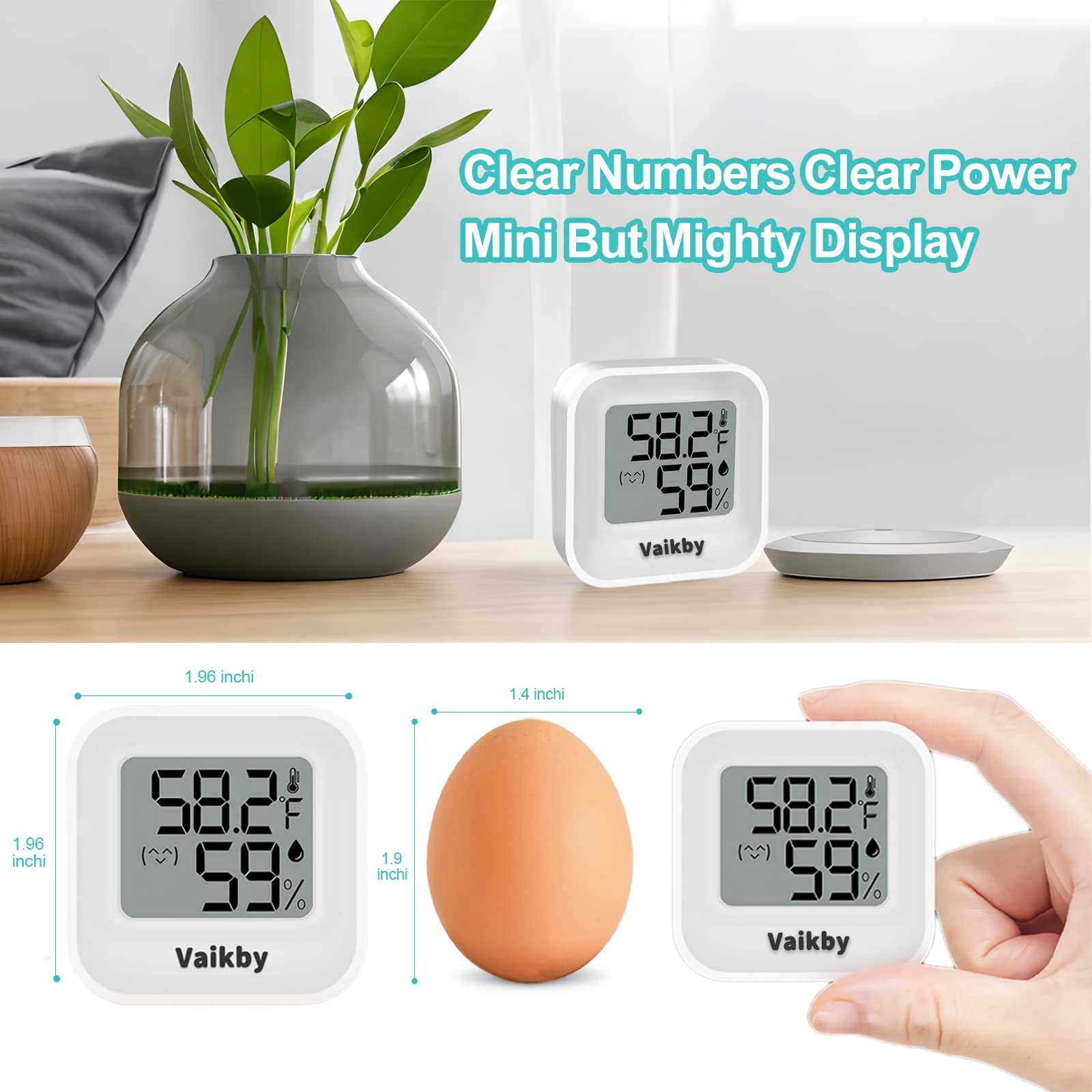 Vaikby setup guide shows easy placement and mounting for any room