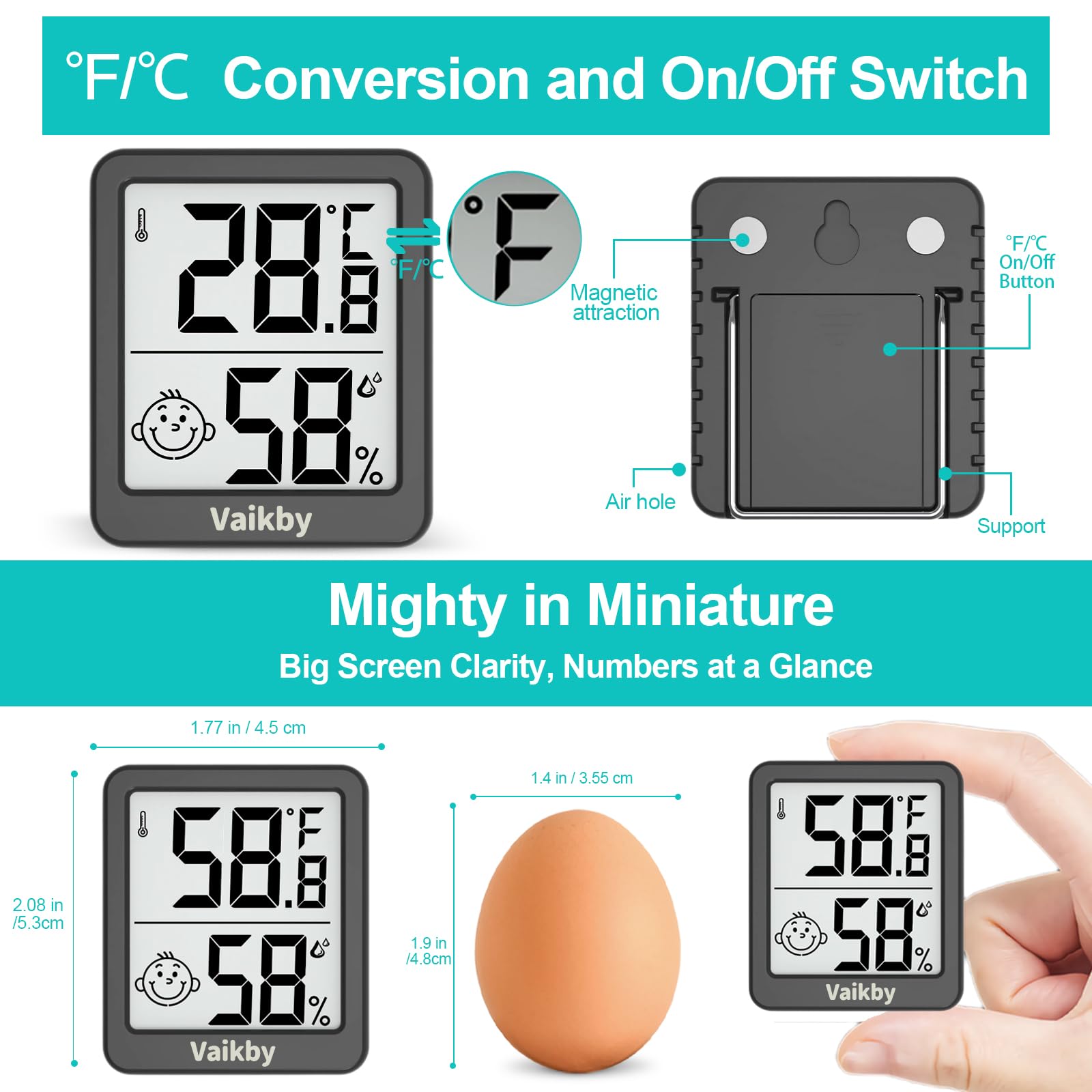 Vaikby multi-room monitor pack helps track conditions across spaces.