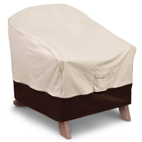 Vailge Adirondack cover waterproof shields outdoor chairs from rain and sun.