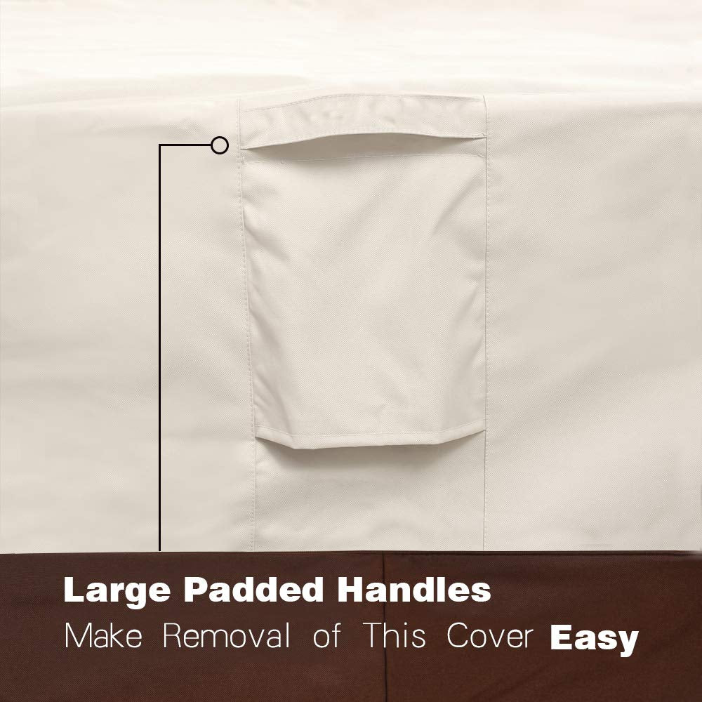 Vailge cover with air vents reduces condensation and wind lofting