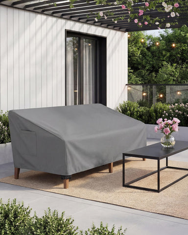 Vailge dust-proof outdoor sofa cover defends against debris between seasons.