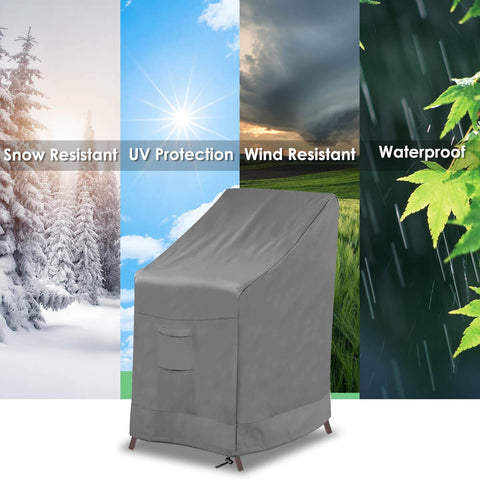 Vailge grey color blends with outdoor decor while protecting furniture