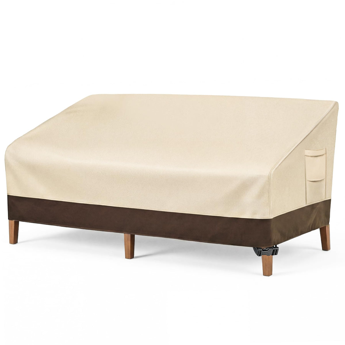 Vailge heavy-duty sofa cover close-up shows rugged fabric for durable weather protection.