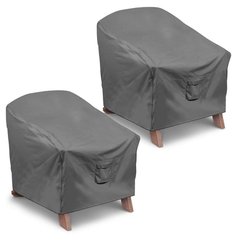 Vailge patio Adirondack cover waterproof grey protects furniture from rain