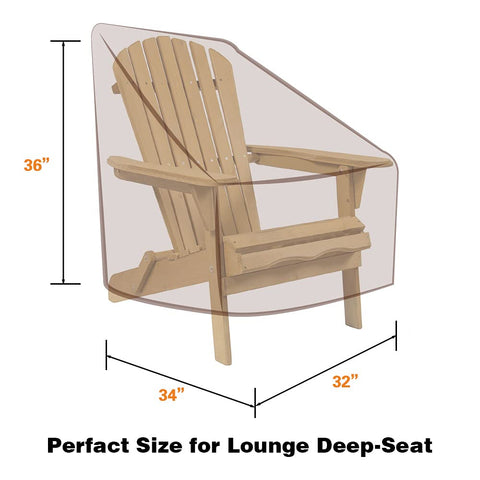 Vailge patio chair cover heavy-duty 600D Oxford protects furniture from dirt.
