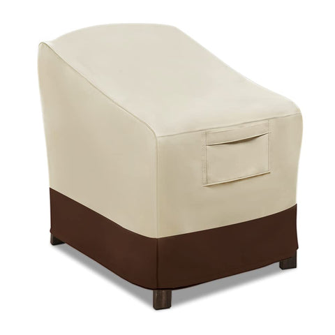 Vailge heavy-duty patio chair cover front view protects against sun and rain