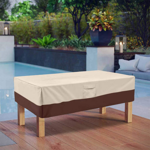 Vailge beige-brown color option blends with outdoor decor