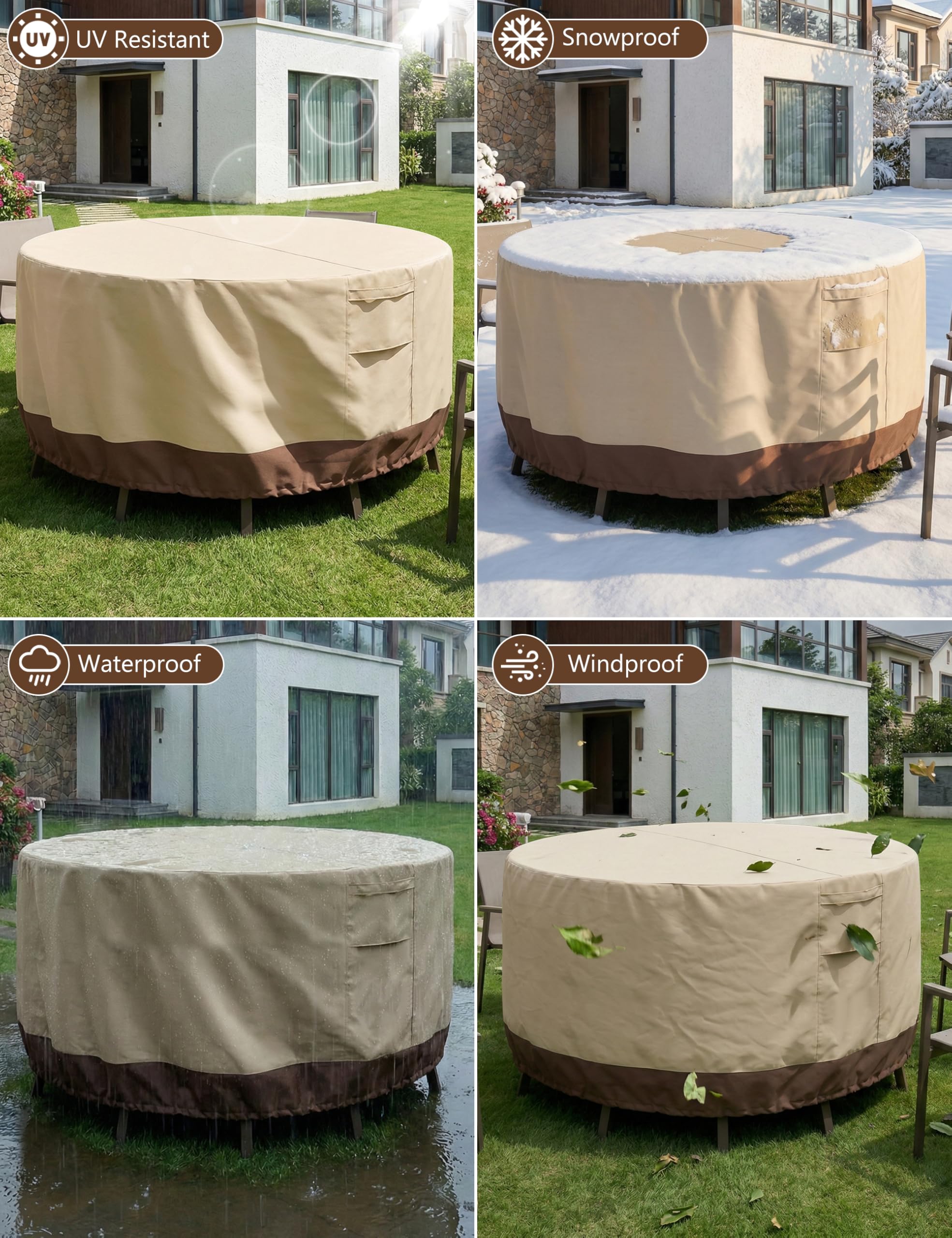Vailge heavy-duty oxford fabric provides durable outdoor protection