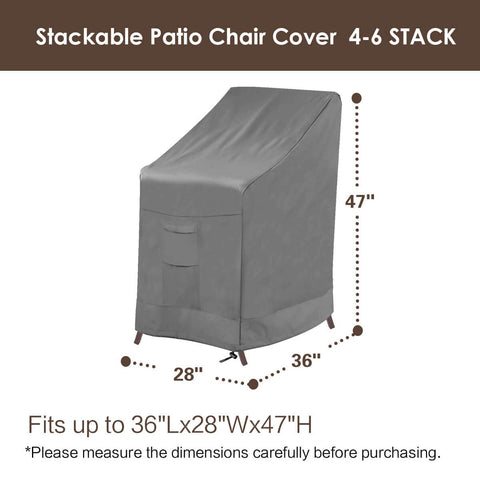 Vailge heavy-duty Oxford chair cover highlighting weatherproof protection and dust resistance