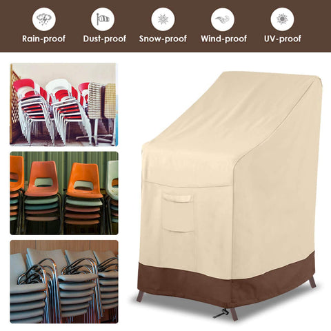 Vailge stackable chair cover two-pack packaging visible.