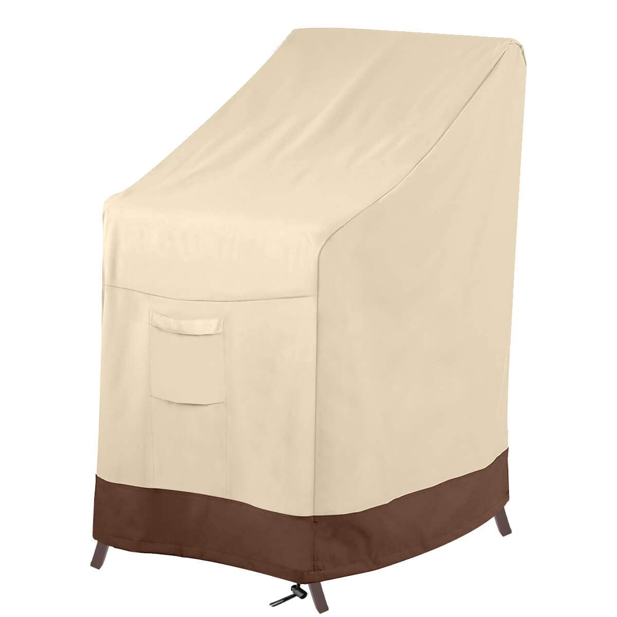 Vailge stackable chair cover waterproof coverage protects chairs from rain and dirt.
