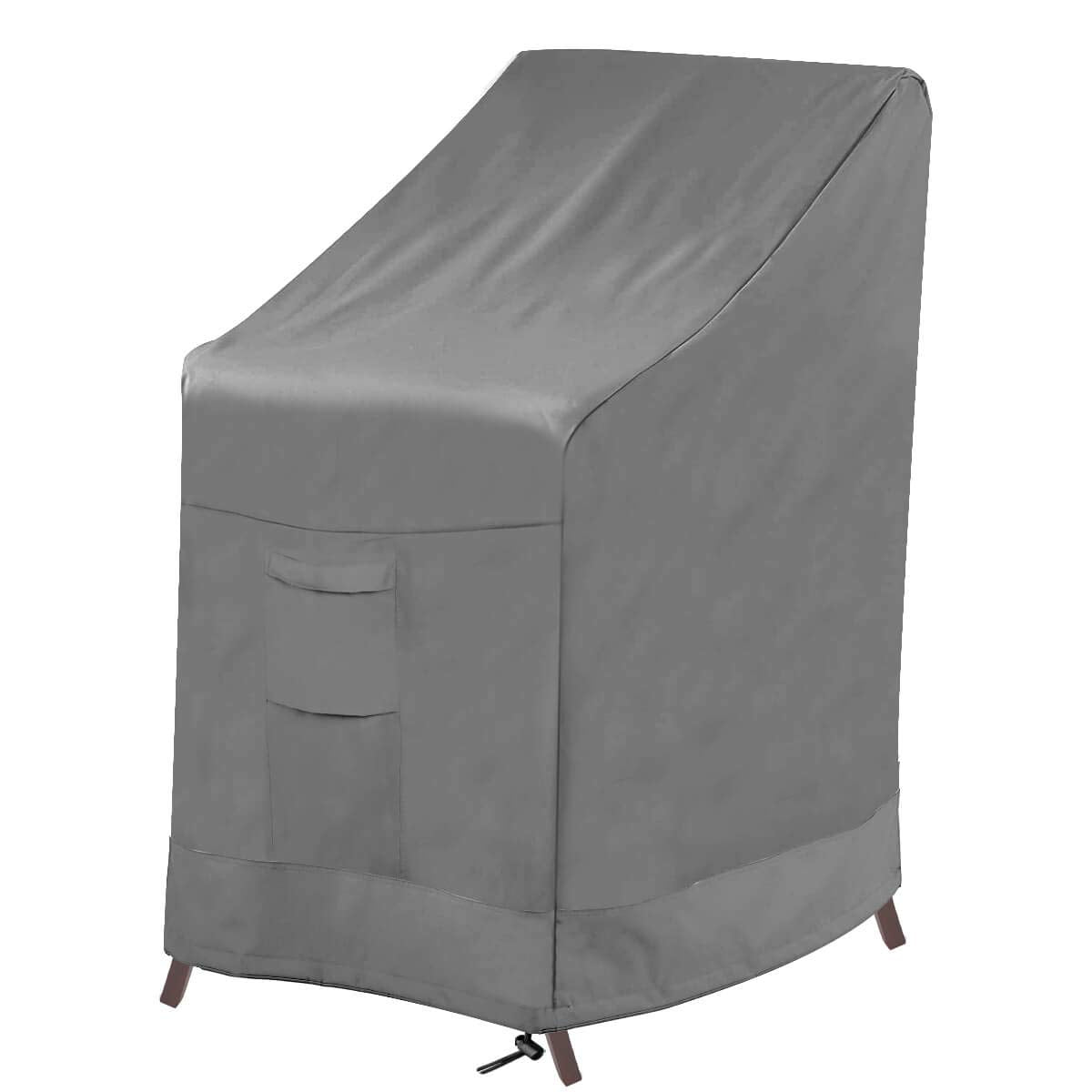 Vailge stackable chair cover with waterproof Oxford fabric protecting chairs from rain