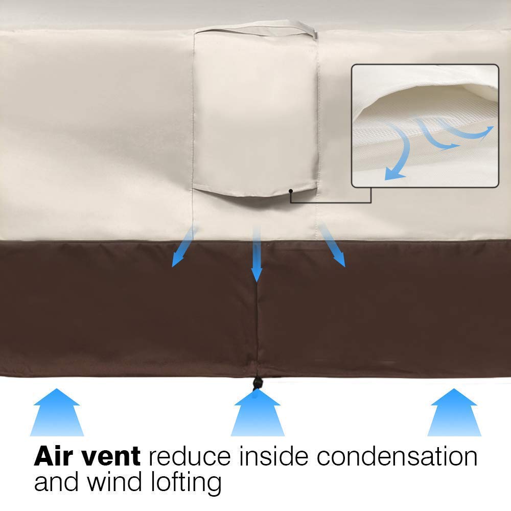 Vailge waterproof laminate backed cover protects against moisture