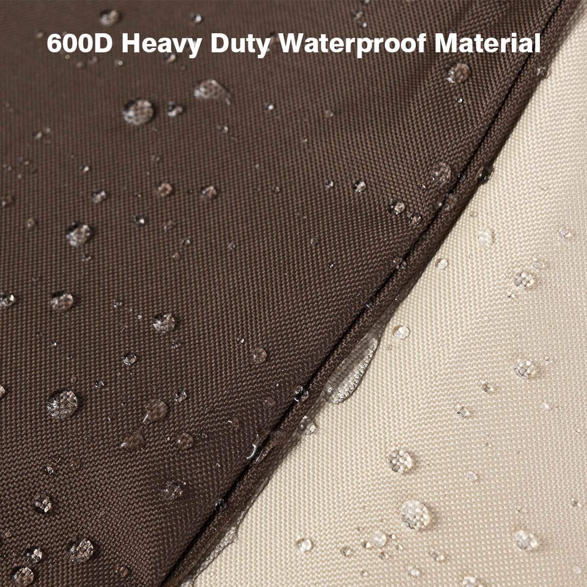 Vailge waterproof laminated backing blocks water seepage effectively.
