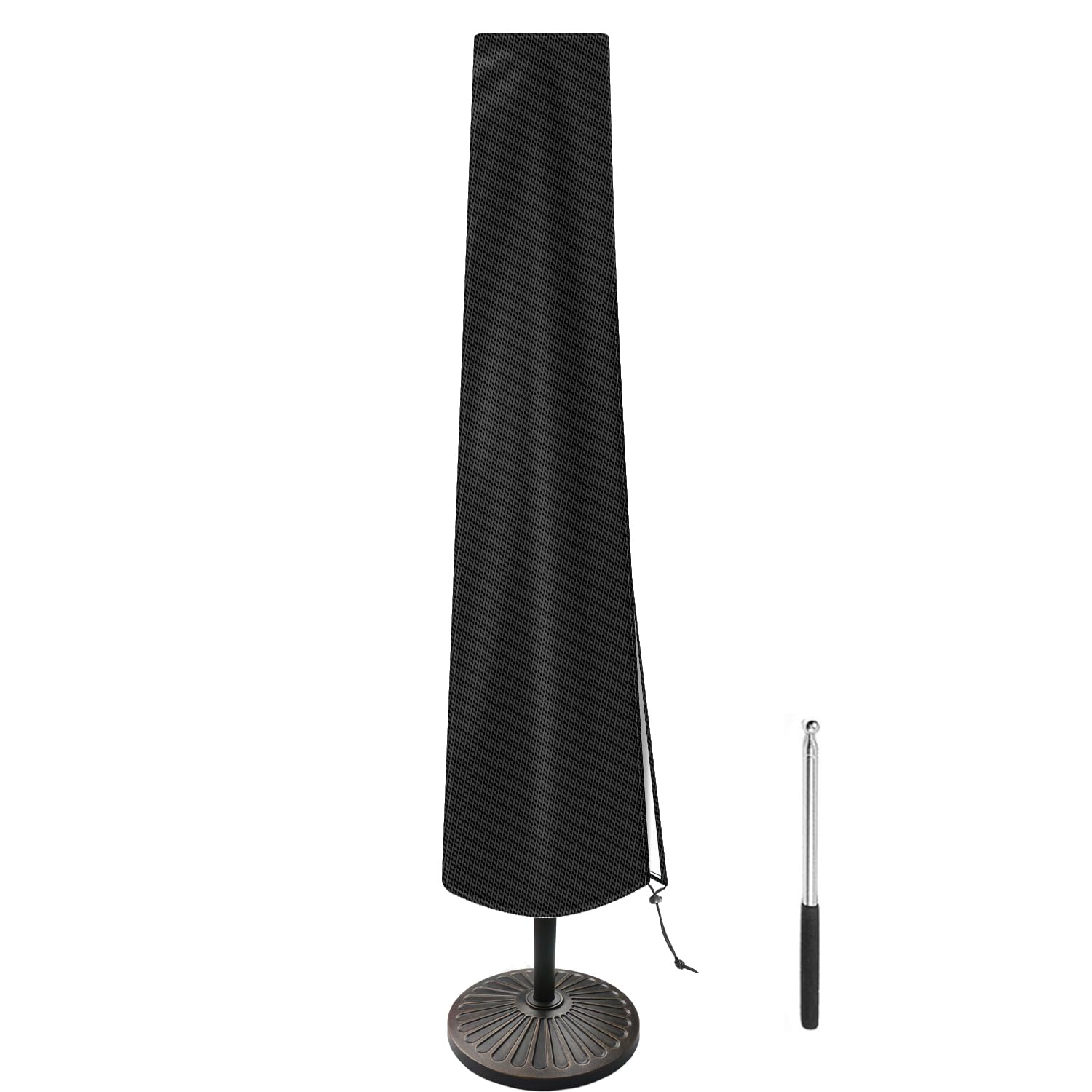 Vainlley patio umbrella cover on a 7-9 ft umbrella protecting from rain and dust