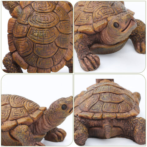 VAIPI turtle figure brightens desks and shelves with realistic charm.