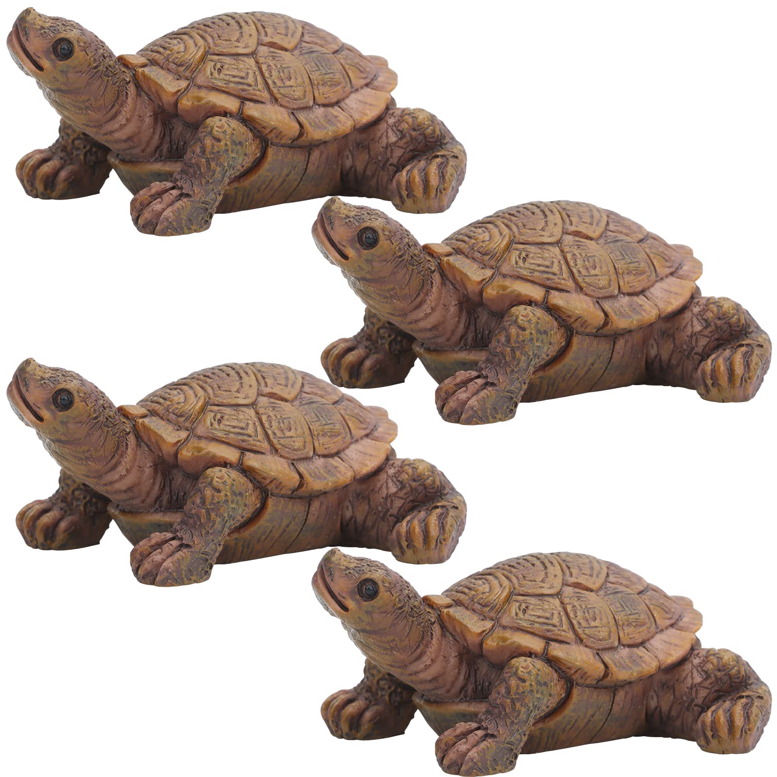 VAIPI resin turtle ornament adds personality to succulent planters.