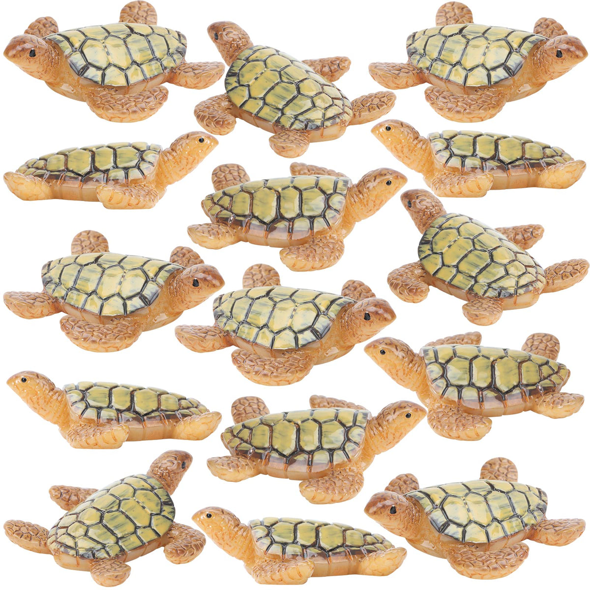 VAIPI sea turtle figurine for miniature DIY decor on plants and shelves.
