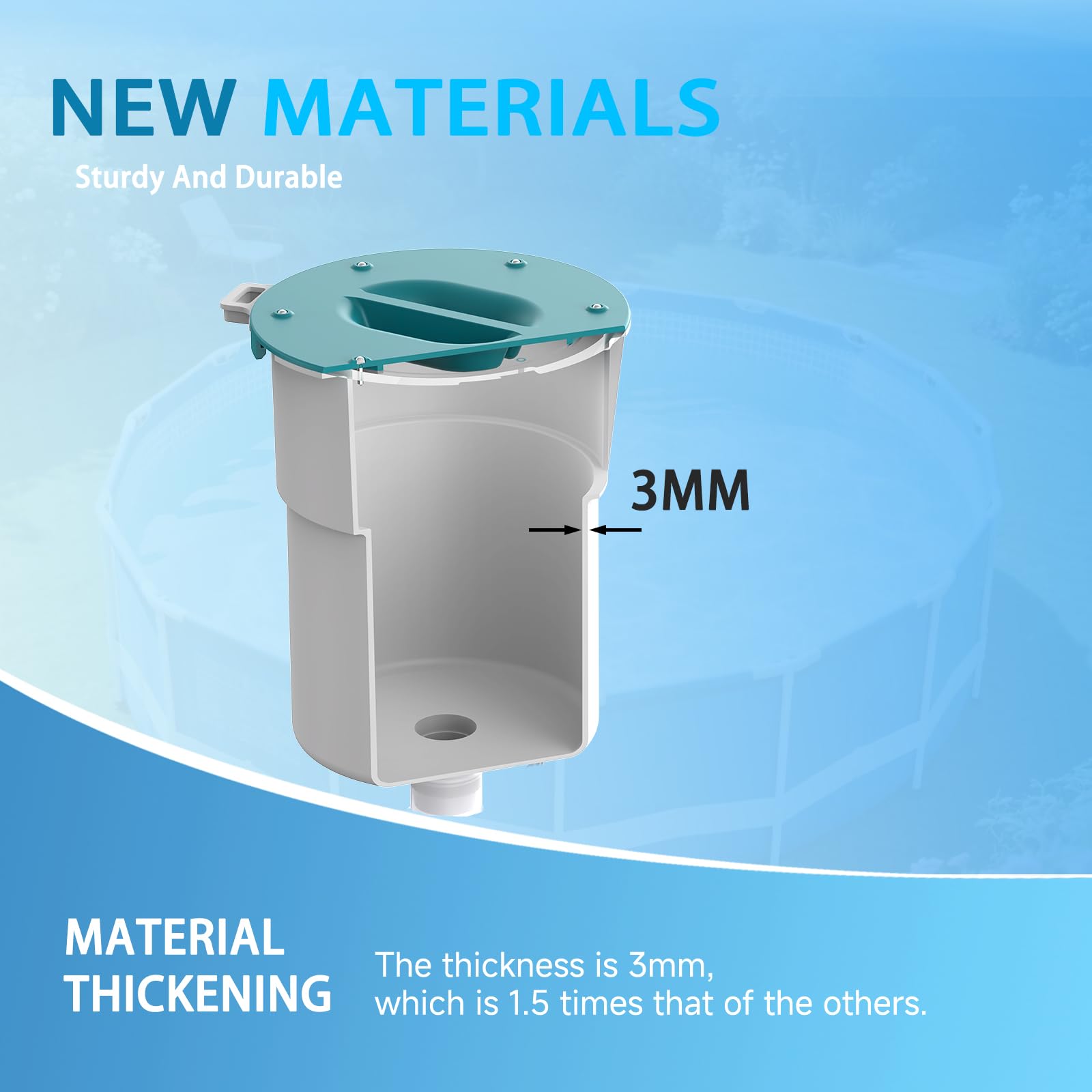 Valdorena dual filter meshes with socks capture impurities effectively