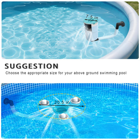 Valdorena pool skimmer package includes essential components