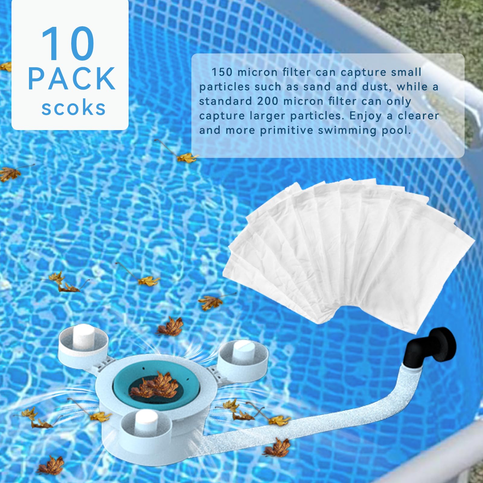 Valdorena Tri-Float Spin mechanism adapts to pool surface