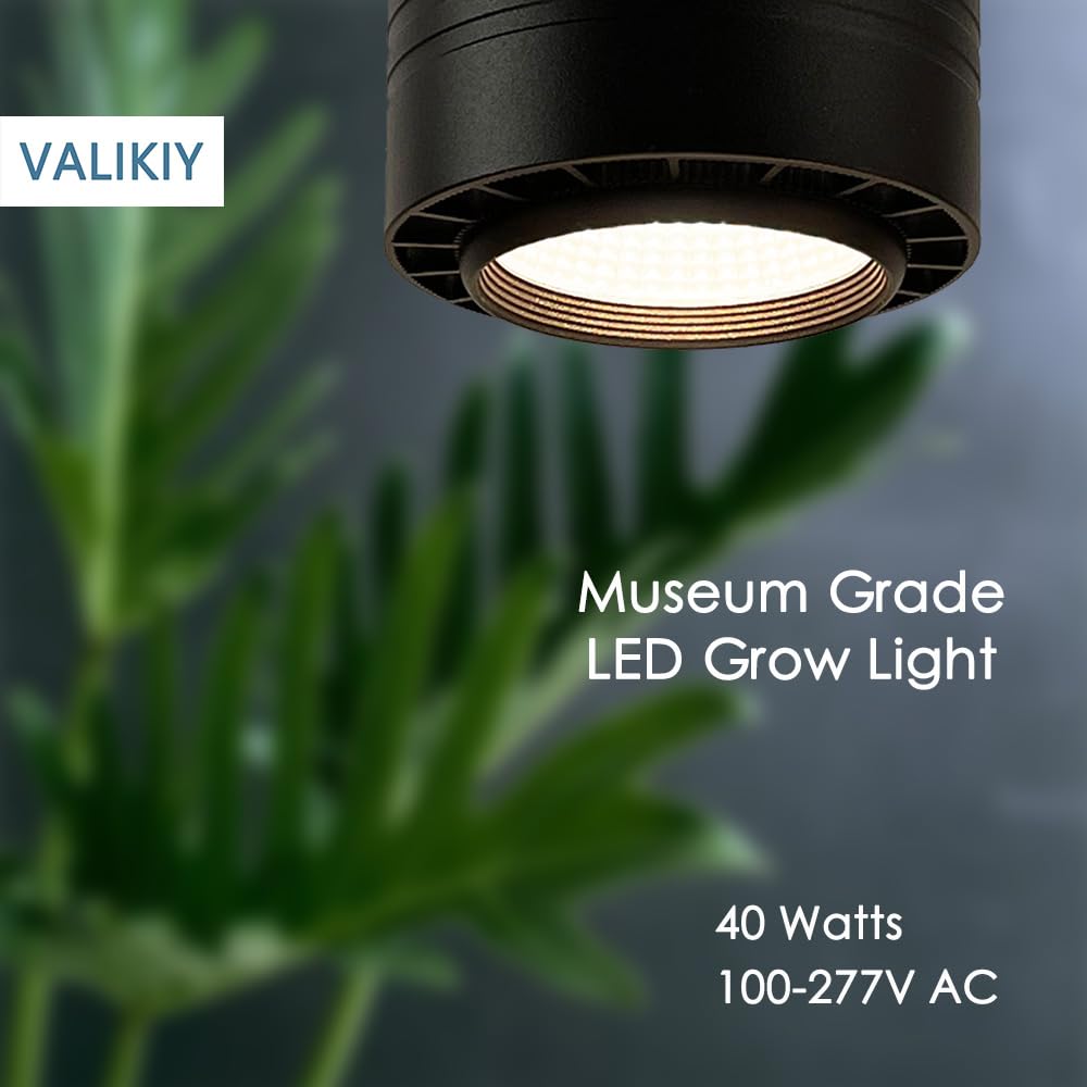 VALIKIY full-spectrum grow light 3000K CRI97 delivers natural colors for plants.