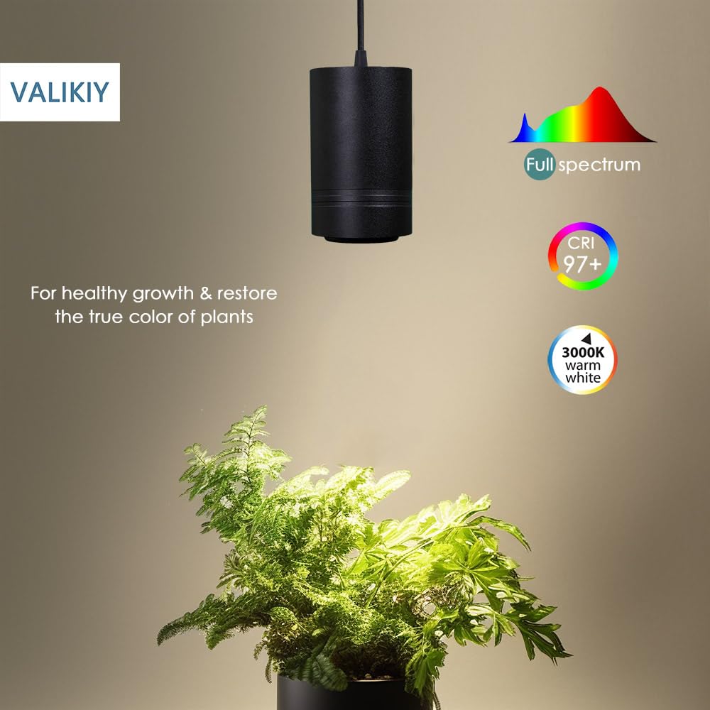 VALIKIY grow light with timer supports easy daily scheduling.