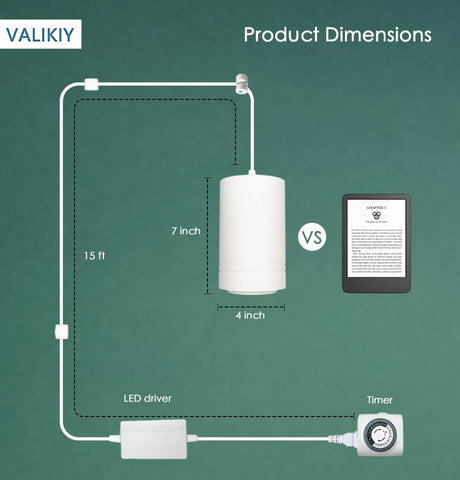 VALIKIY decorative pendant design blending with home decor while supporting plant vitality.