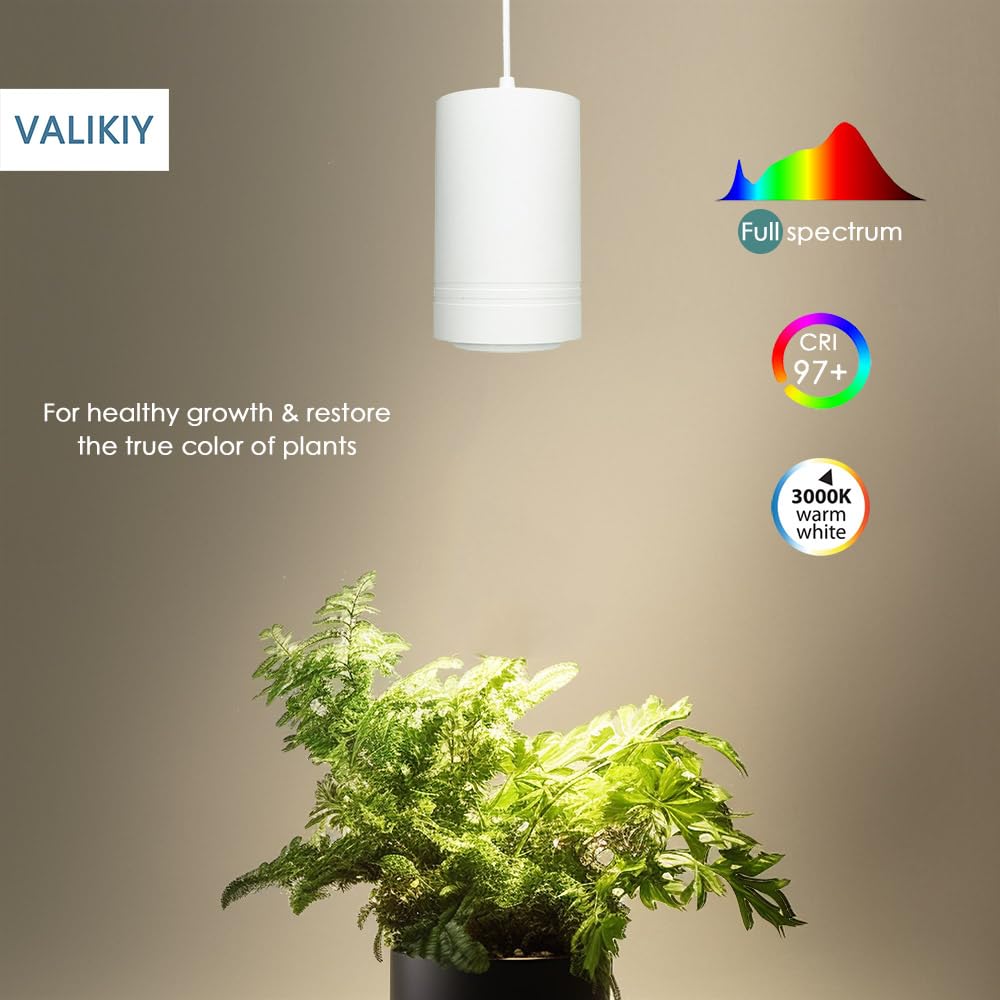 VALIKIY grow light close-up emphasizing built-in timer for convenient scheduling.