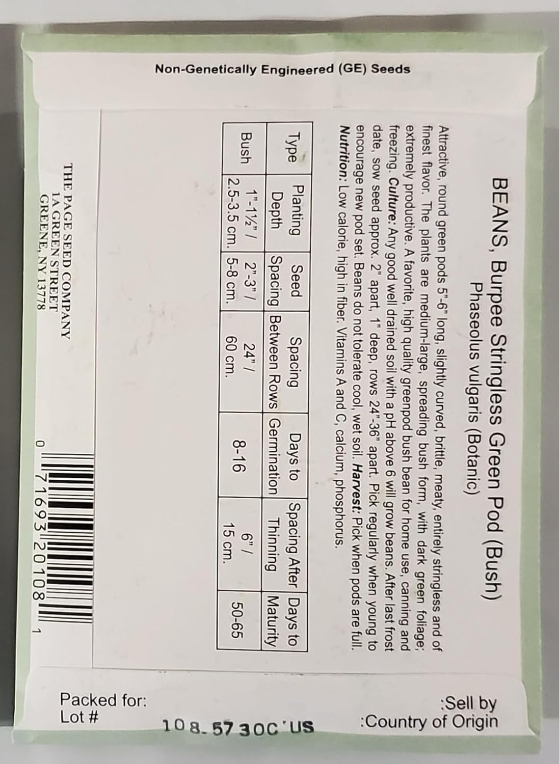 Valley Greene seed packets spread to show 30 varieties for planning