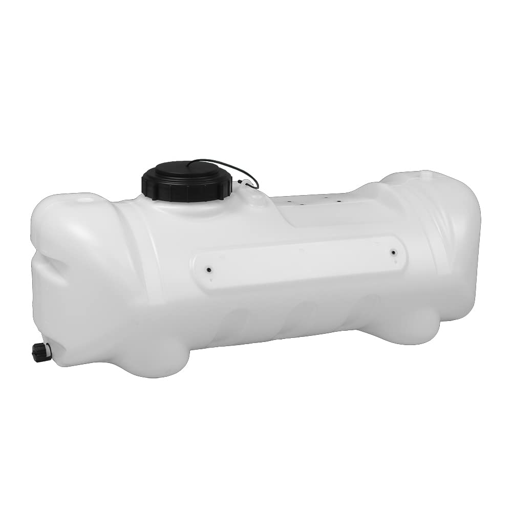 Valley Industries 15-gallon white tank shown for compact water storage and transport