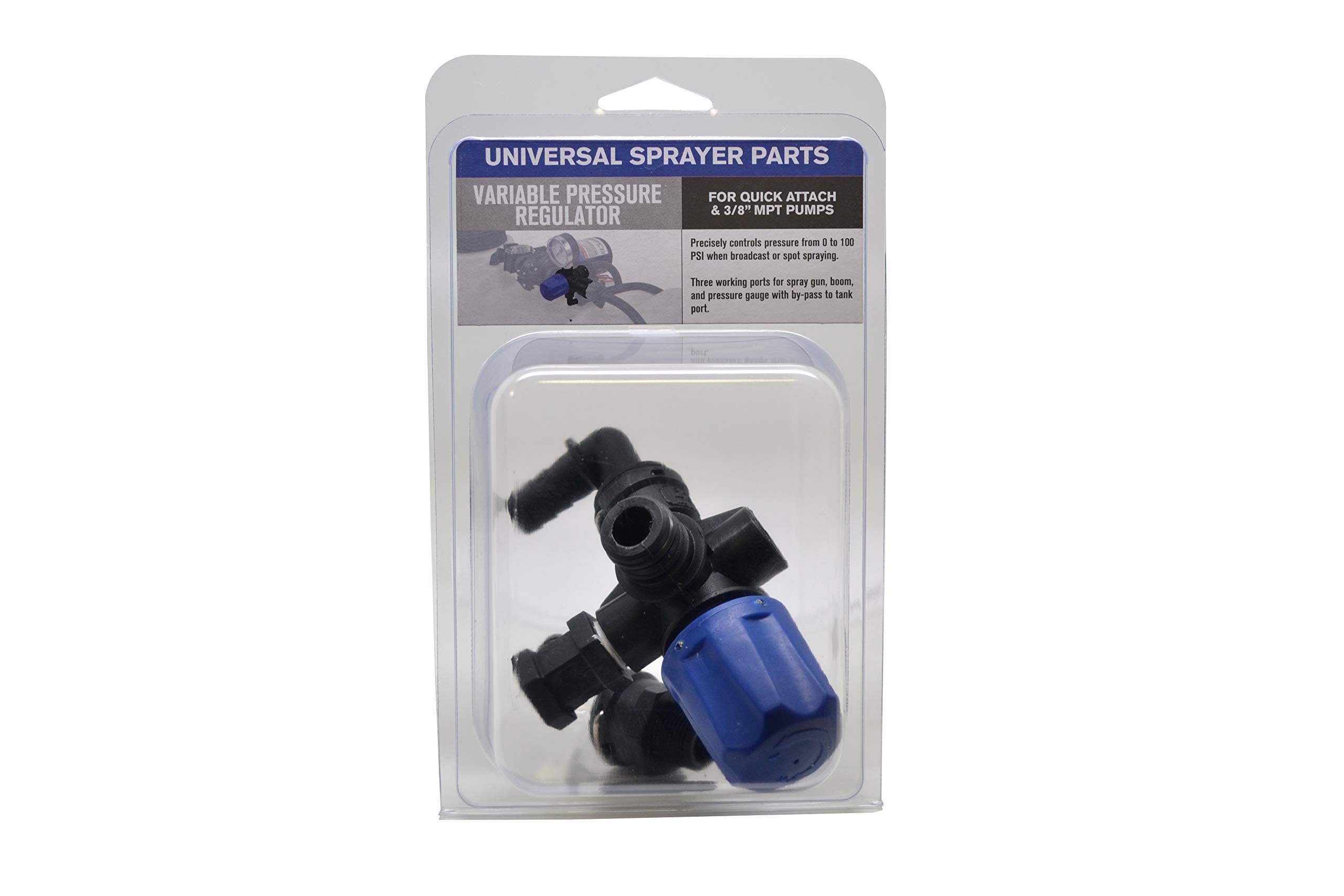 Valley Industries includes 3/8 inch MNPT adapter for pumps