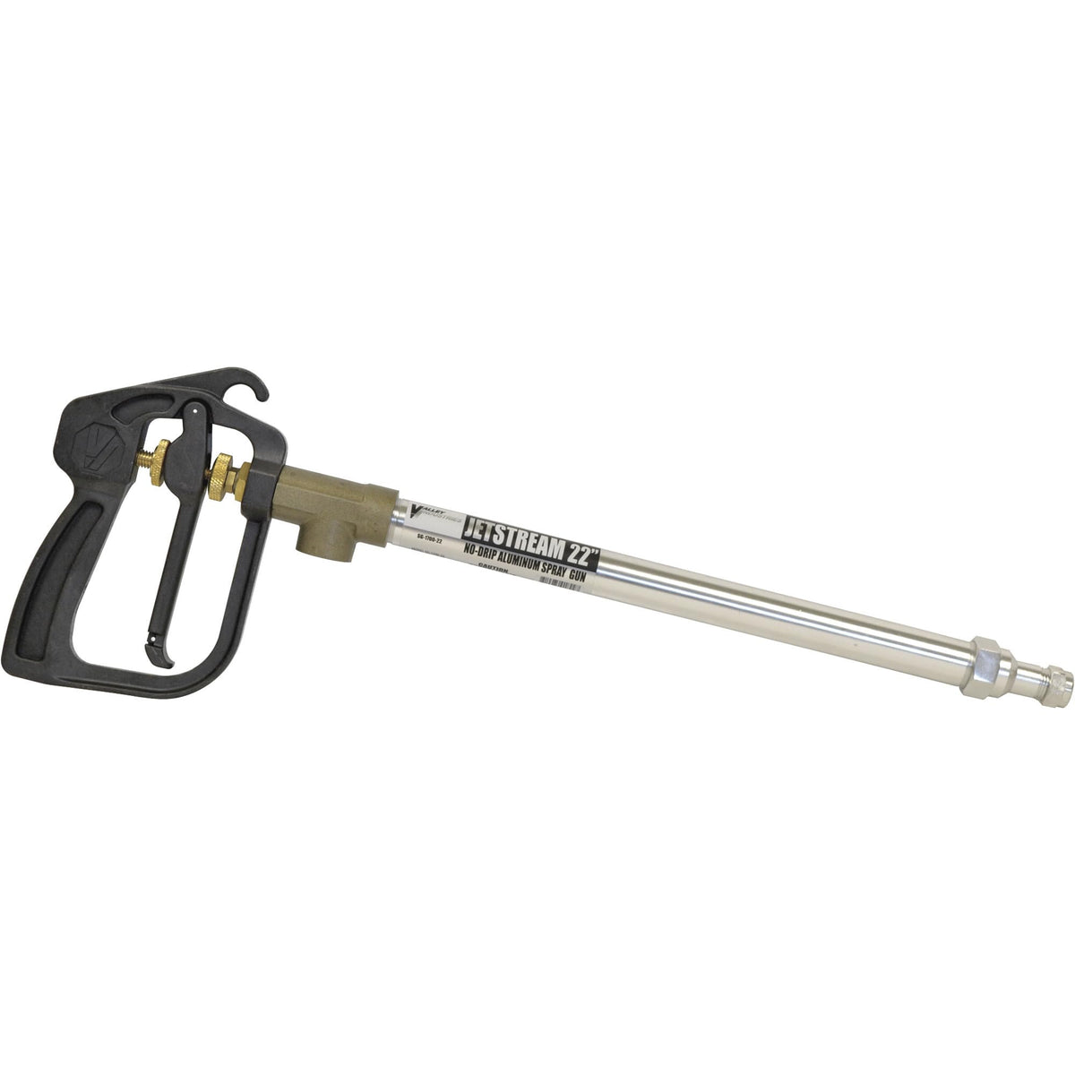 Valley Industries Master MFG gun spray trigger, front view, enhances spray control.