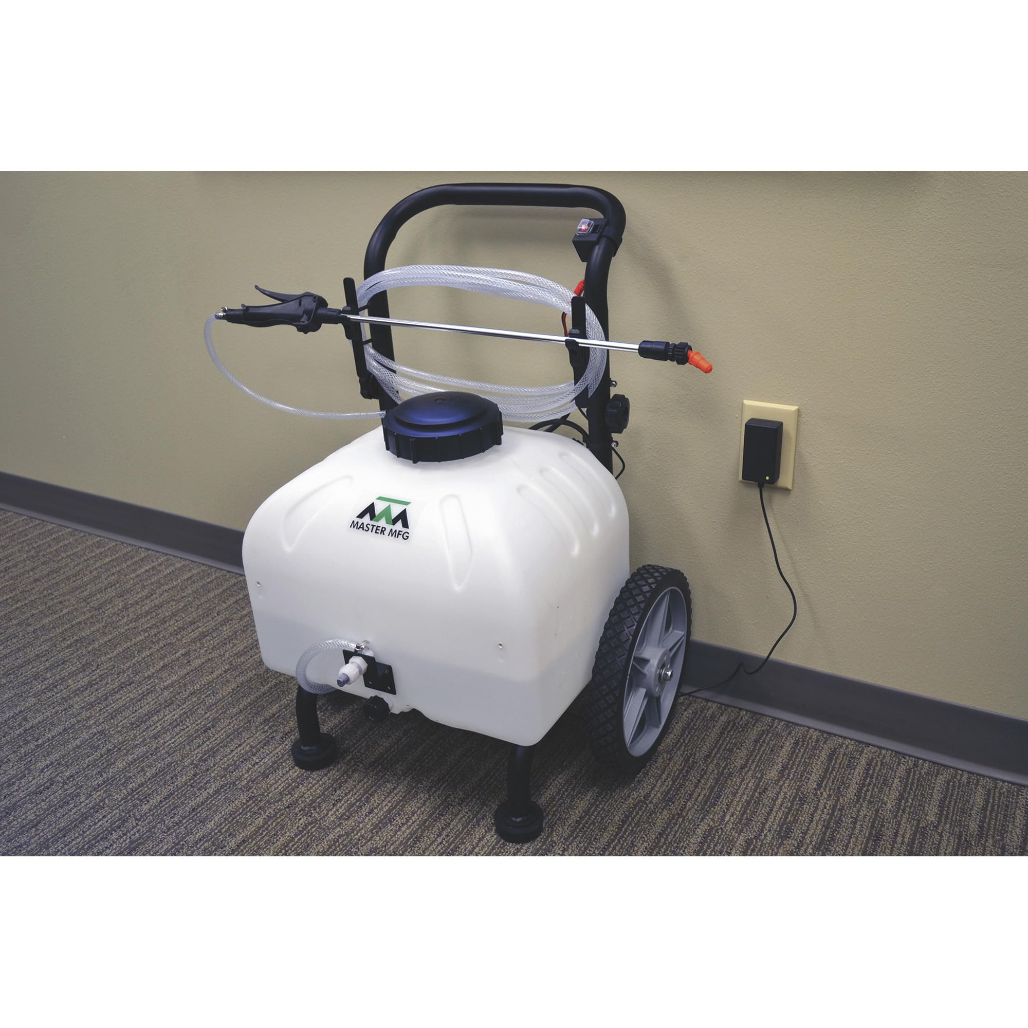 Valley Industries Master Mfg Revolt 9gal sprayer extended hose reaches tight spots