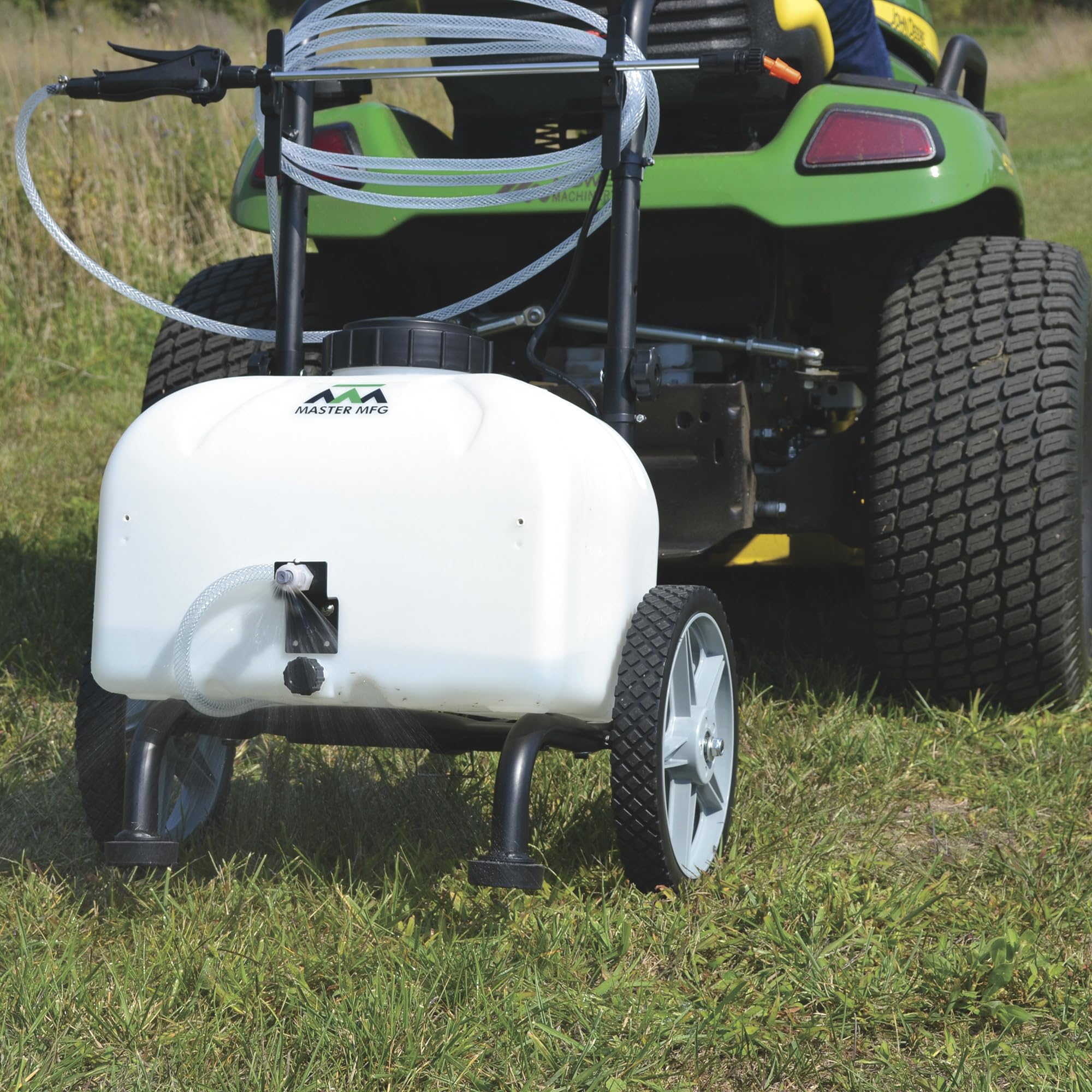 Valley Industries Master Mfg Revolt 9gal sprayer heavy-duty wheels roll smoothly