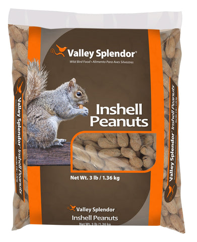 Valley Splendor Red River 347 peanuts in shell in a bag for backyard wildlife