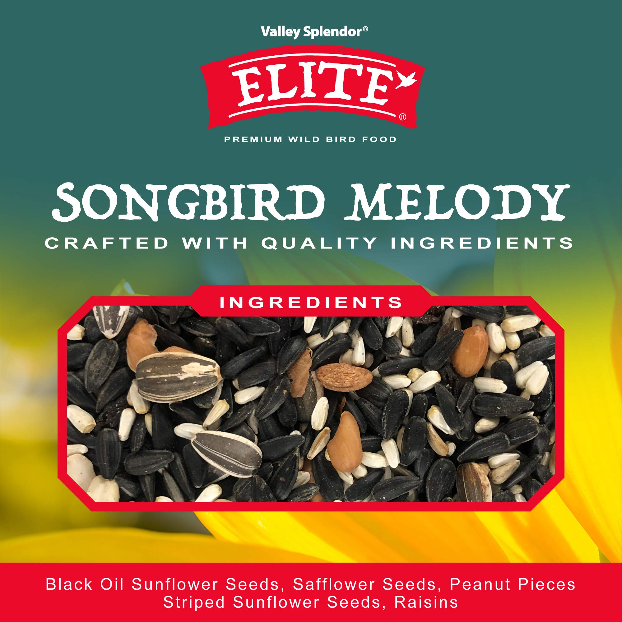 Valley Splendor Songbird Melody packaging helps storage and freshness.