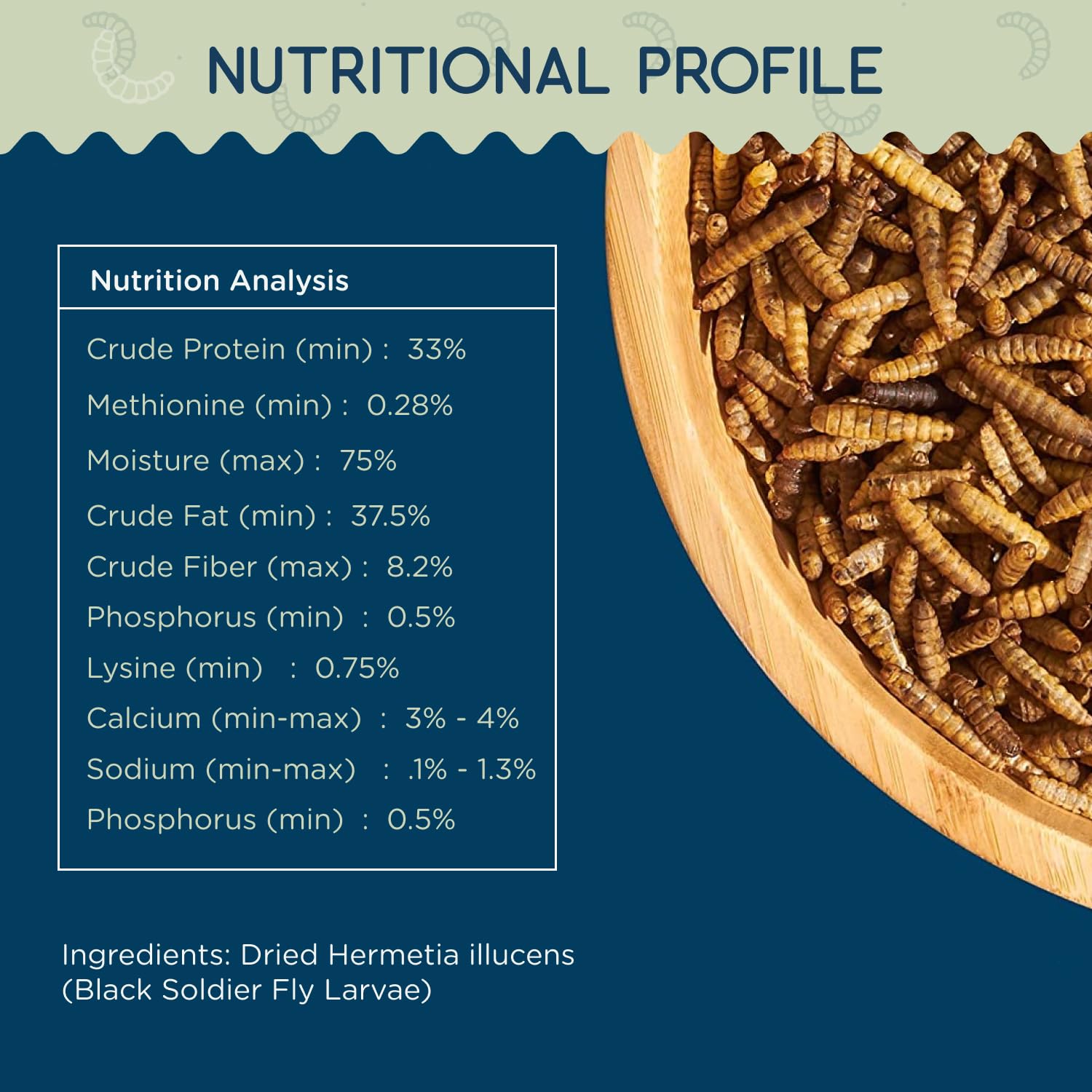 Value Grubs BSF larvae fed to chickens during daily feeding routine.