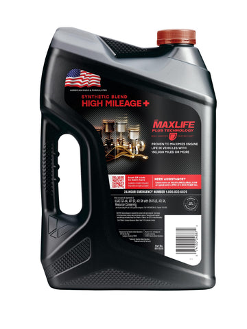 Valvoline High Mileage 150K bottle with seal conditioners preventing leaks.