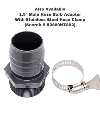 Van Enterprises pool hose adapter for leak-free pool pump setups